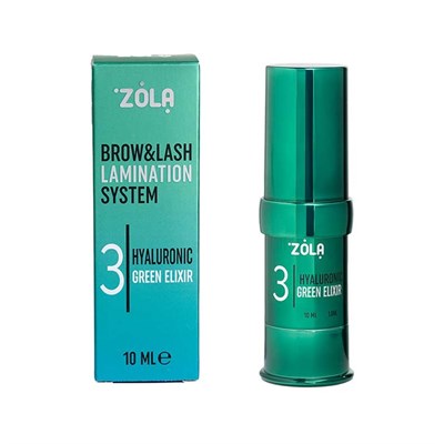 ZOLA Состав для ламинирования 03 Hyaluronic Green Elixir LAB 05745 - фото 10058