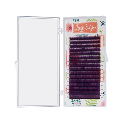 Цветные ресницы Lash&Go микс 0,10/M/7-14 mm (16 линий) LL624457