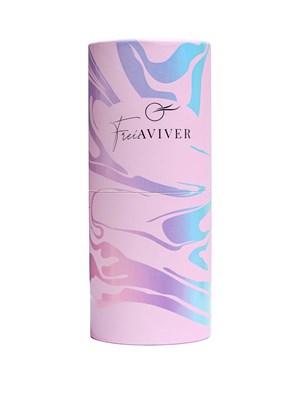 FreiAVIVER Тубус для кистей и инструментов, розовый с цветными разводами 2000780251980