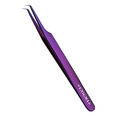 Пинцет Мини-L 90° new Enigma (Purple metallic) с ручной заточкой extra-sharp LT000298 - фото 5243