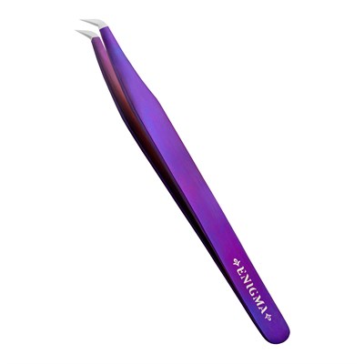 Пинцет Мини-Volume Enigma (Purple metallic) с ручной заточкой extra-sharp LT000263 - фото 5567