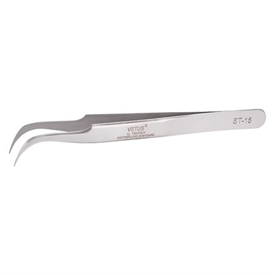 Пинцет изогнутый (ST-15) VETUS LT000013 - фото 6256