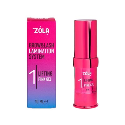 ZOLA Состав для ламинирования 01 Lifting Pink Gel zola-sostav1-duo - фото 9573
