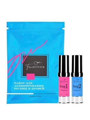 FreiAVIVER Набор составов для ламинирования ресниц и бровей (2*5ml)  fr-sost-2-5ml - фото 9718