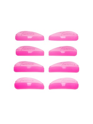FreiAVIVER Набор силиконовых валиков глянец (розовый), 4 пары  fr-set-roz-4 - фото 9753