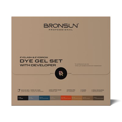 Набор гель-красок с оксидантом BRONSUN, лимитированная серия, limited edition BRS-0001 - фото 9801