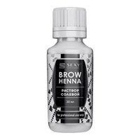 Солевой раствор для очищения ресниц и бровей SEXY BROW HENNA 30мл SH-00026