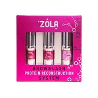 ZOLA Набор для ламинирования Brow&Lash Protein Reconstruction System  zola-sostavstrong-set