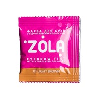 ZOLA Сашет Краски для бровей с коллагеном + окислитель  zola-sase-kraska