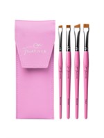 FreiAVIVER Набор кистей для бровей в чехле (4 шт) fr-set-kisti