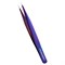 Пинцет прямой Enigma (Purple metallic) с ручной заточкой extra-sharp LT000225 - фото 5544