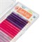 Цветные ресницы Lash&Go микс 0,10/D mm "Raspberry" (15 линий) LL624468x