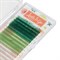 Цветные ресницы Lash&Go микс 0,10/D mm "Avocado" (15 линий) LL624472x