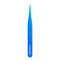 Пинцет прямой Enigma (Blue metallic) с ручной заточкой extra-sharp LT000222